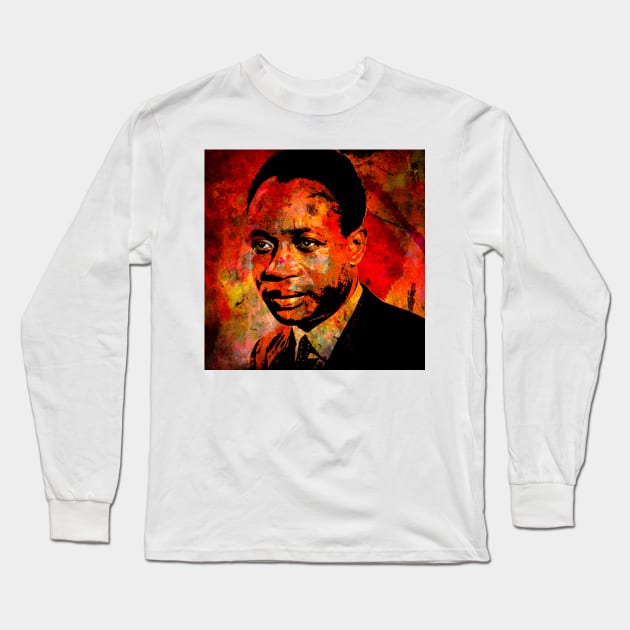 Kwame Nkrumah Long Sleeve T-Shirt by truthtopower